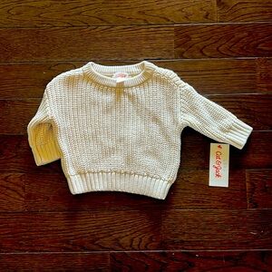 Ivory cotton sweater